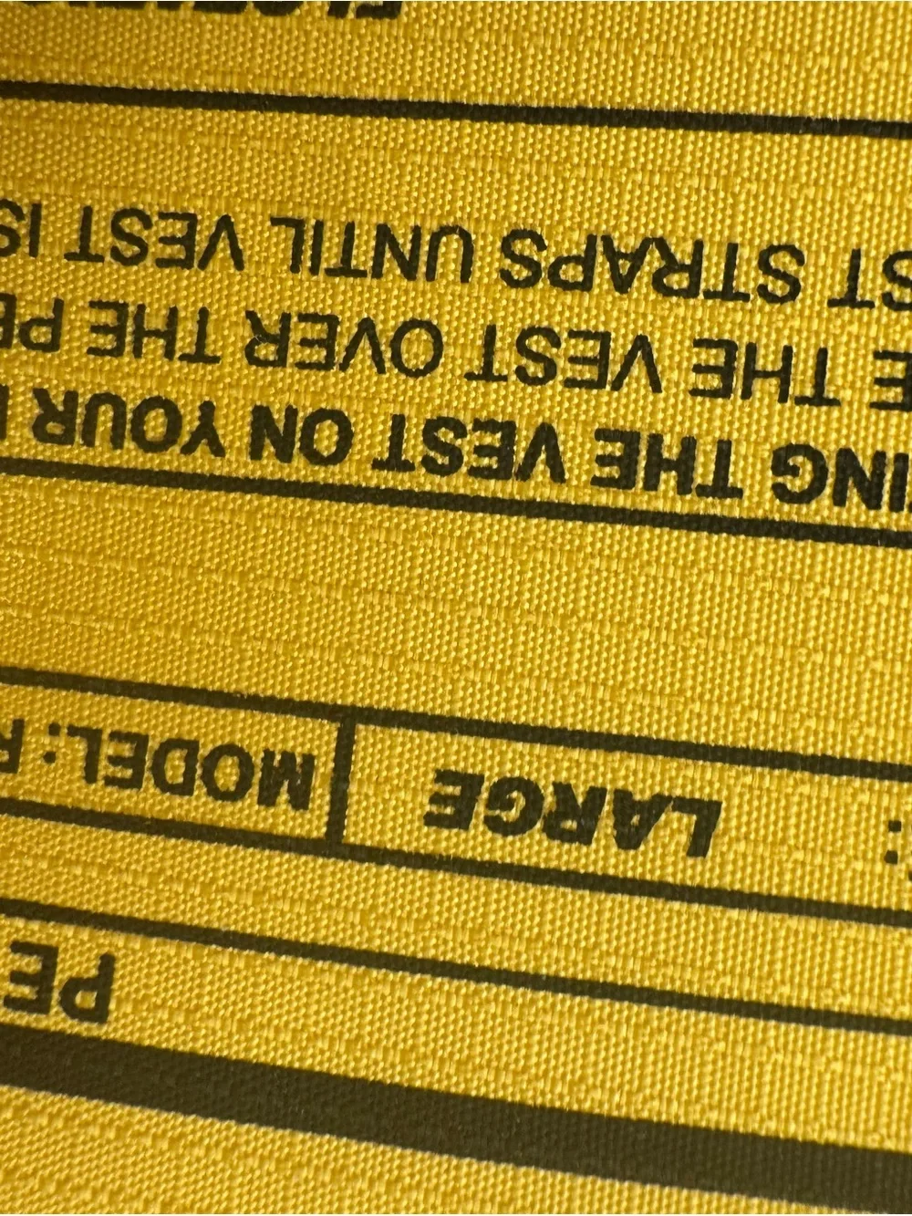 Bass Pro Shops Yellow Kids PFD with Black Straps